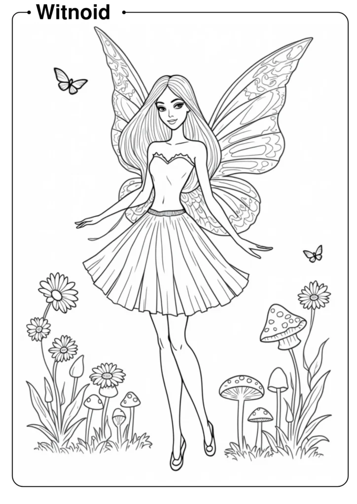 Fairy Barbie in Enchanted Garden