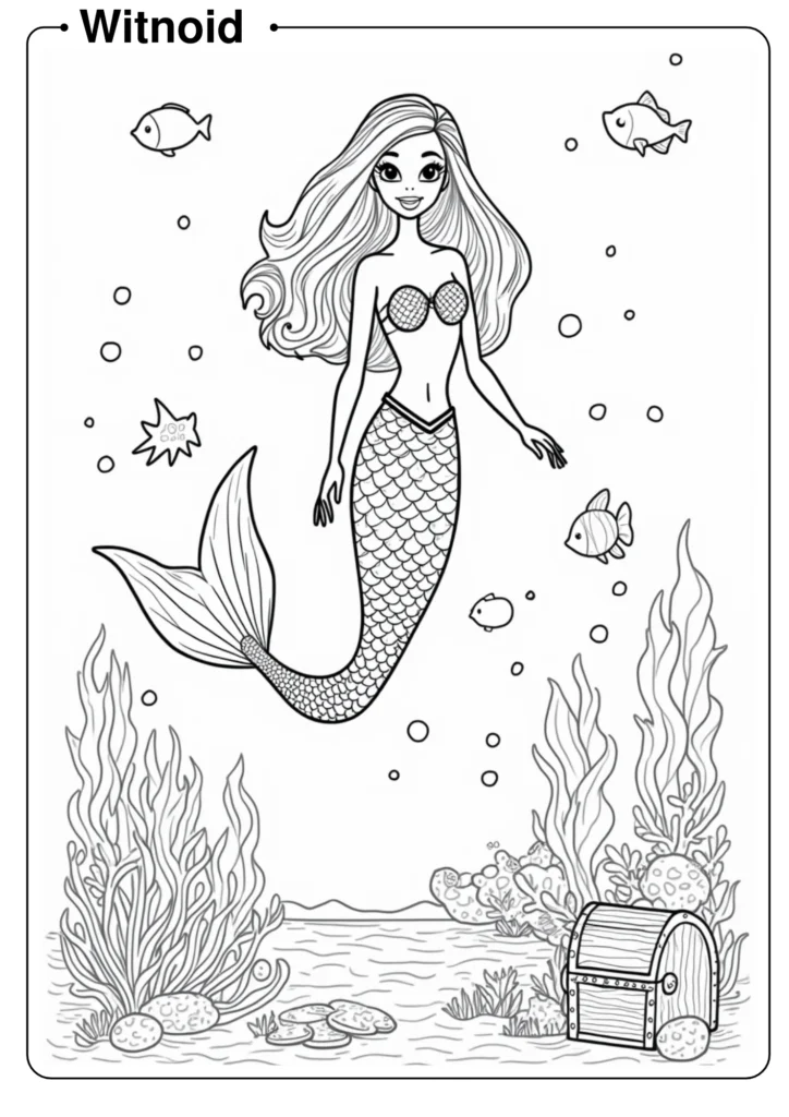 Mermaid Barbie Under the Sea