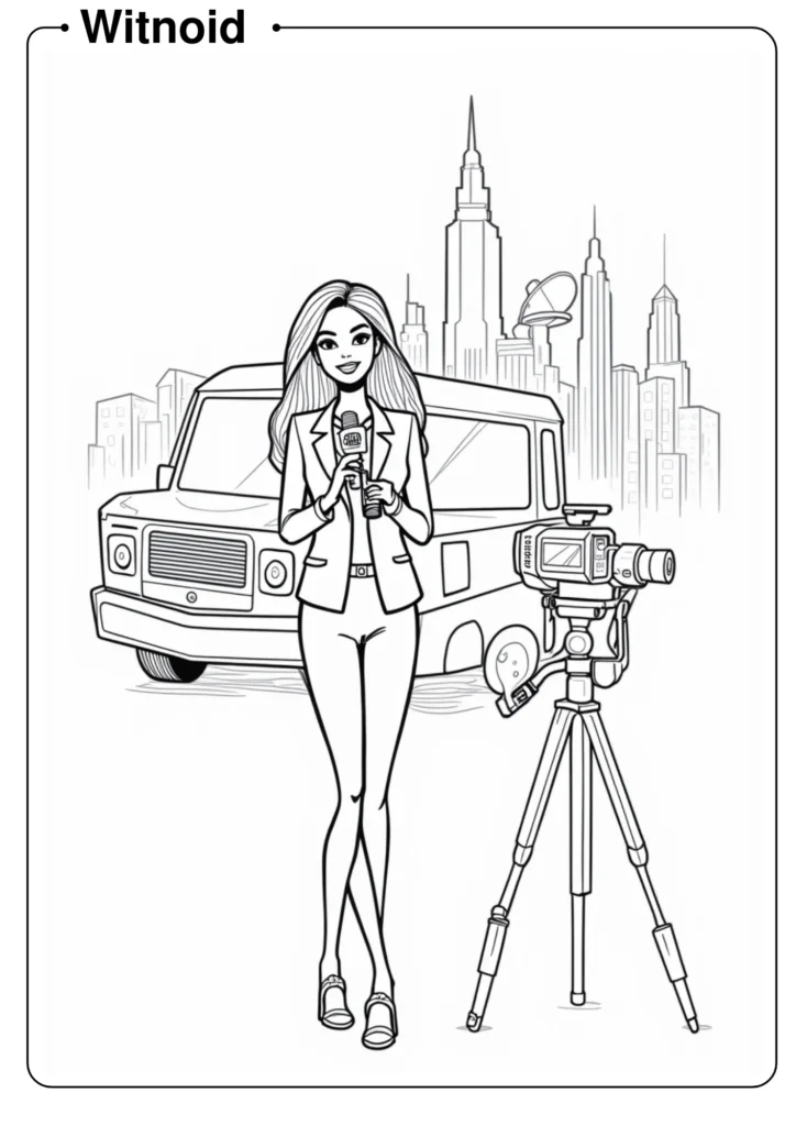 News Reporter Barbie