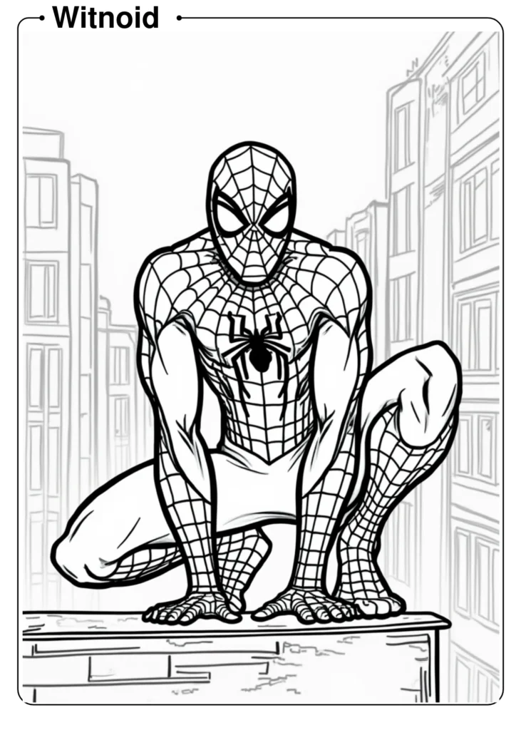 Spider-Man in Action Pose