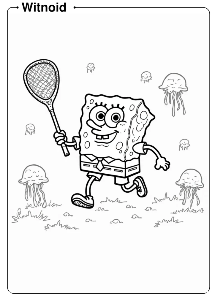 SpongeBob Jellyfishing