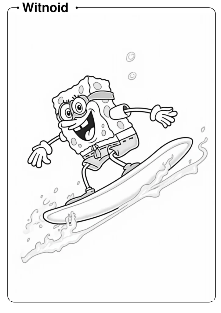SpongeBob having fun 