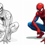 spiderman coloring pages