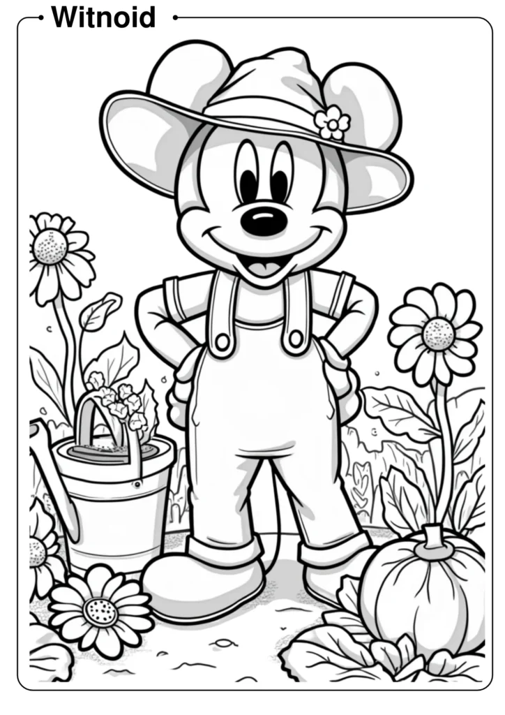 mickey mouse coloring pages