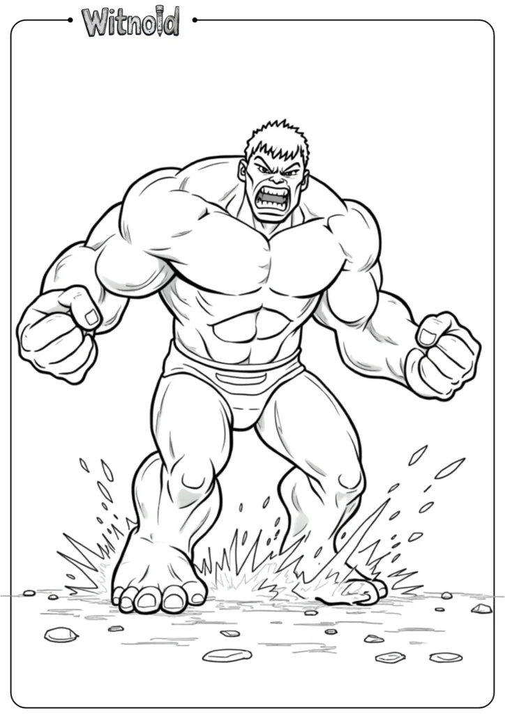 hulk coloring pages