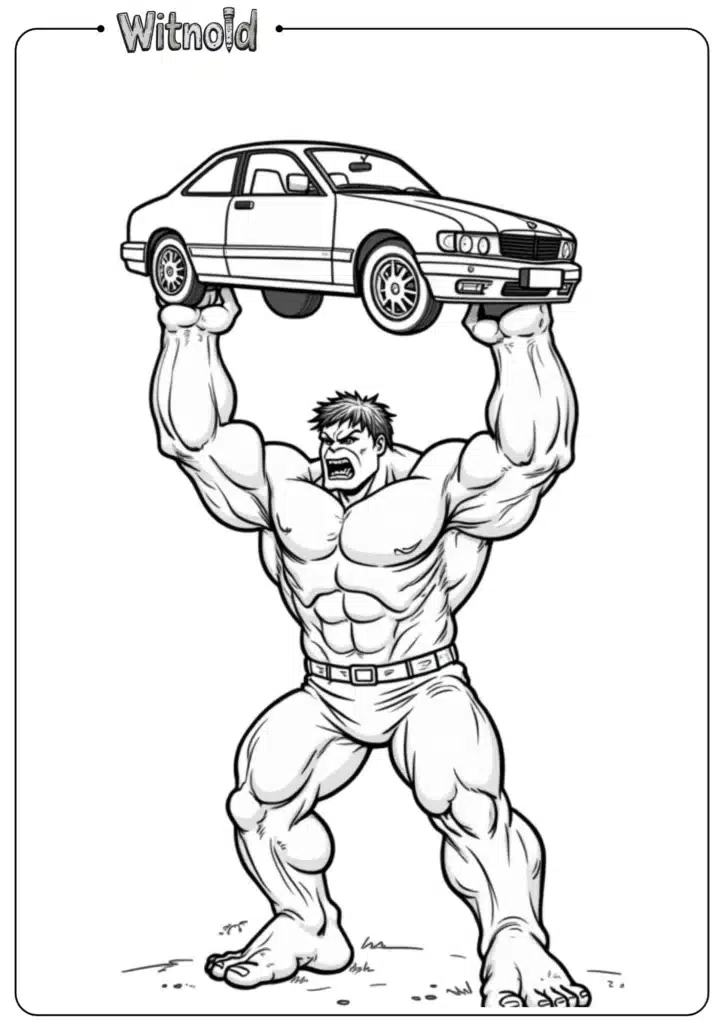 hulk coloring pages