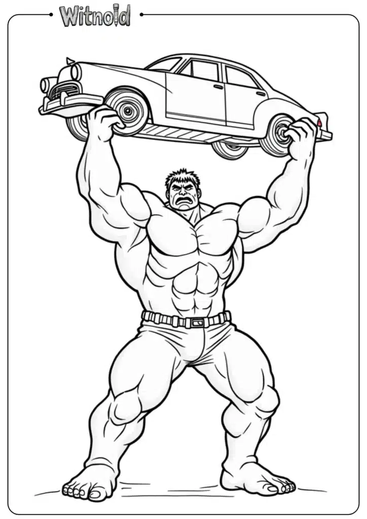 hulk coloring pages