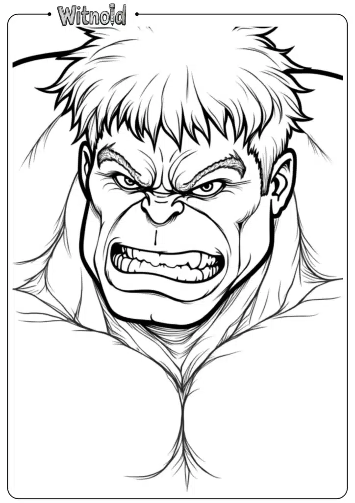 hulk coloring pages