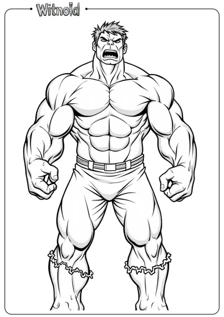 hulk coloring pages