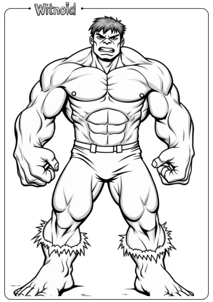hulk coloring pages