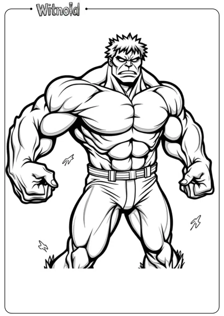 hulk coloring pages