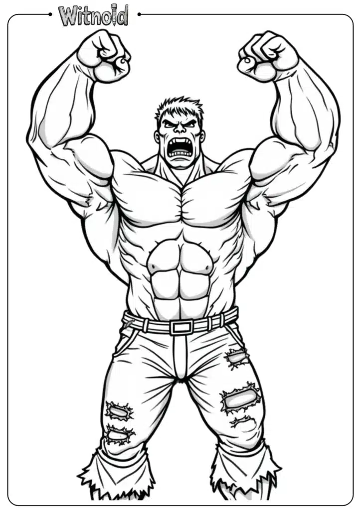 hulk coloring pages