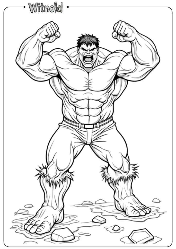 hulk coloring pages
