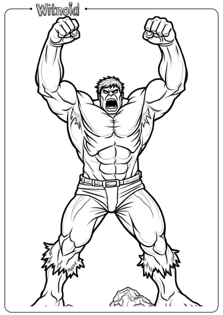 hulk coloring pages