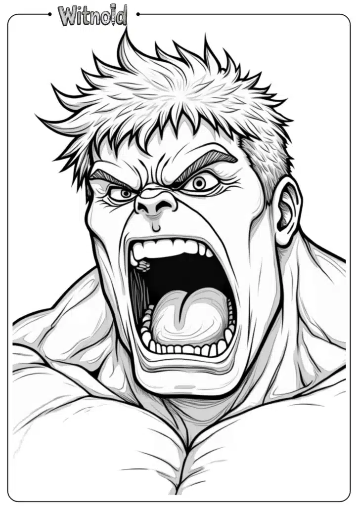 hulk coloring pages