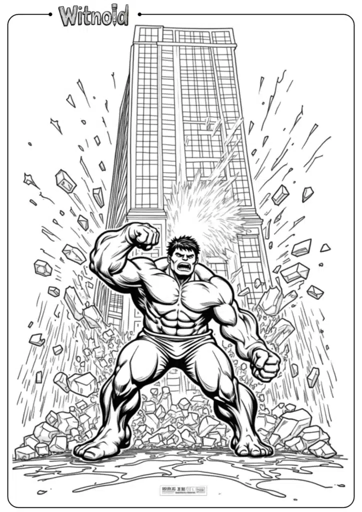 hulk coloring pages