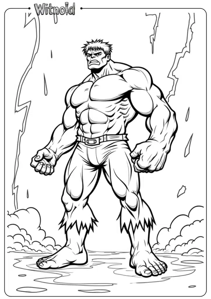 hulk coloring pages