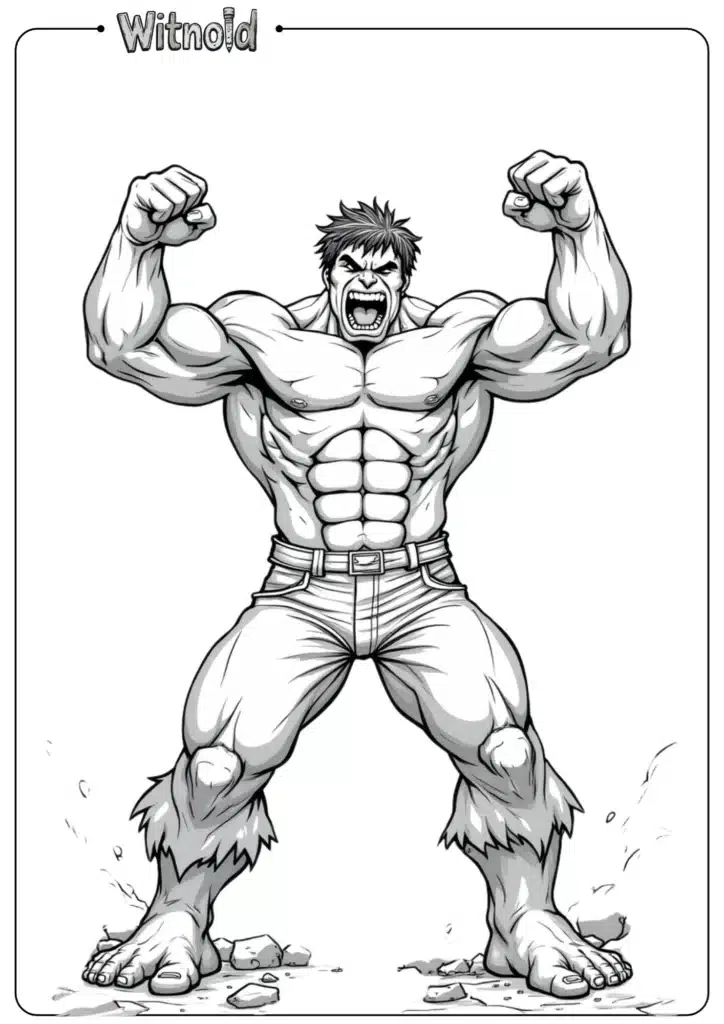 hulk coloring pages