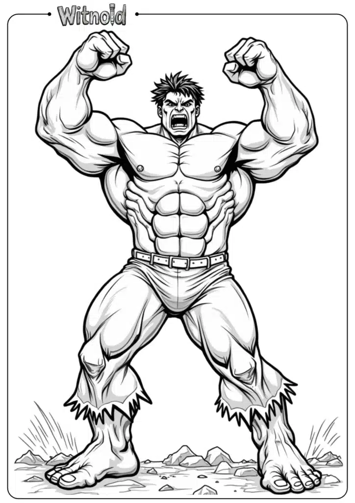 hulk coloring pages