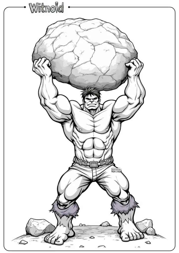 hulk coloring pages