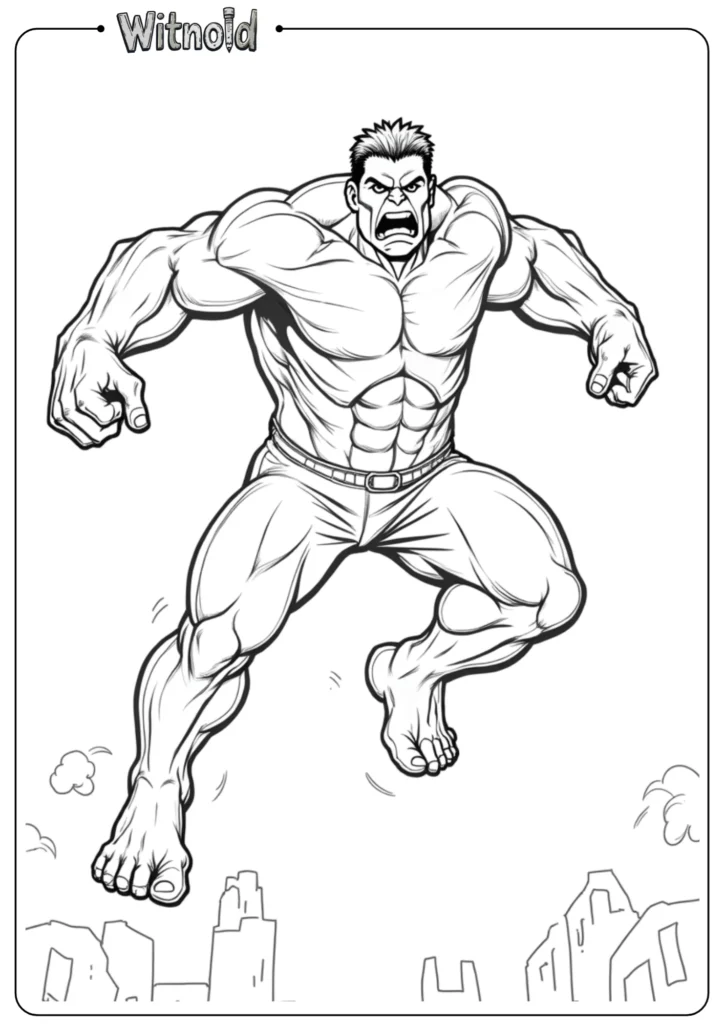 hulk coloring pages