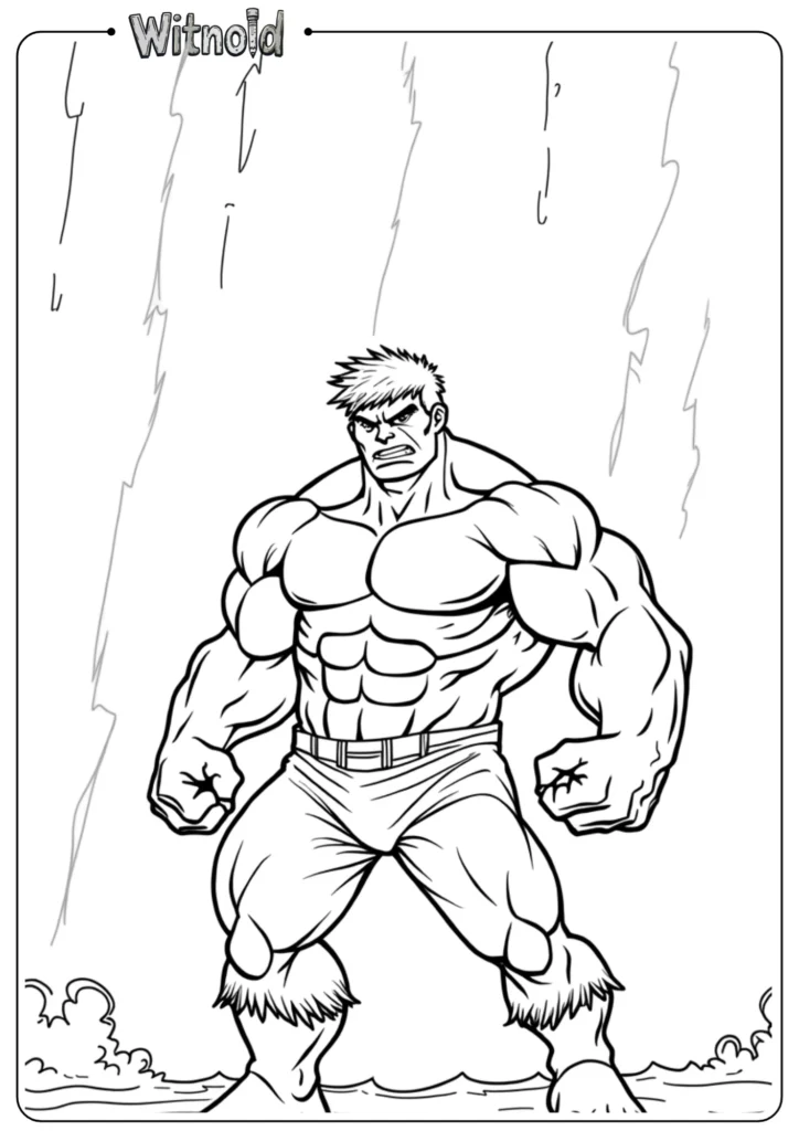 hulk coloring pages