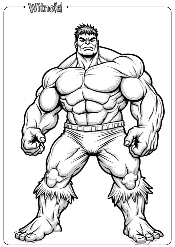 hulk coloring pages