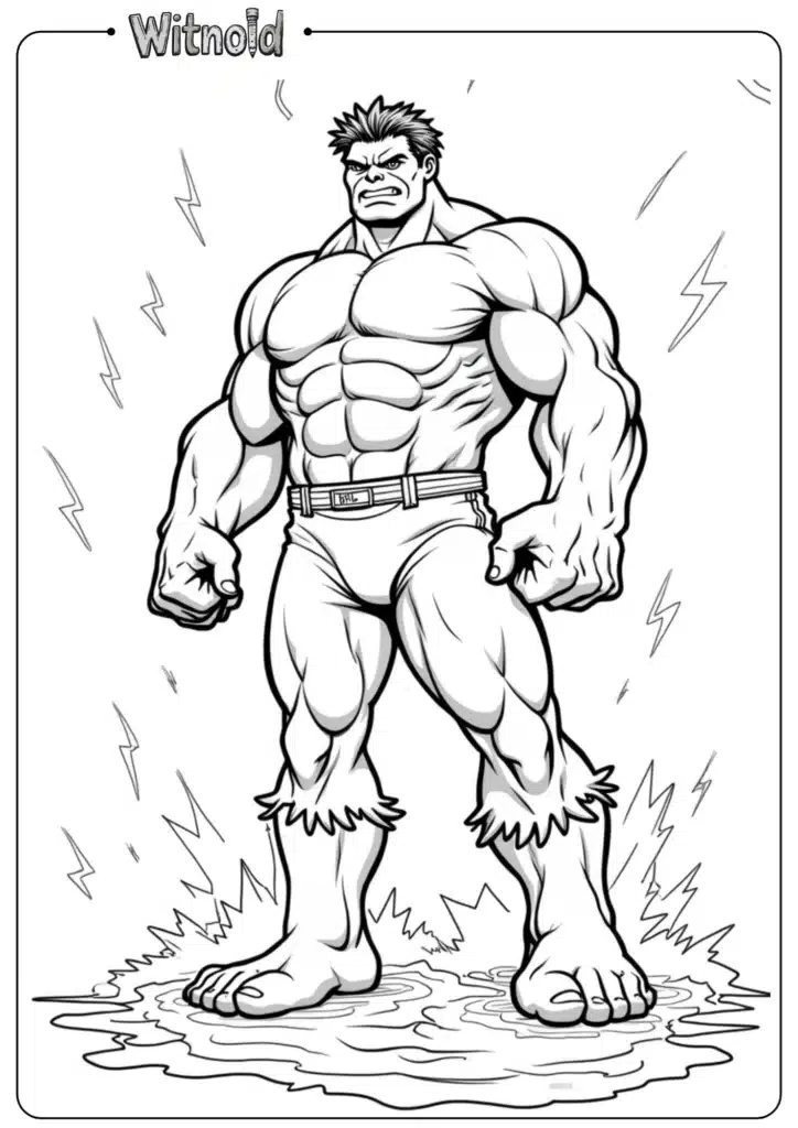 hulk coloring pages