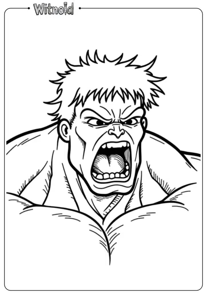 hulk coloring pages