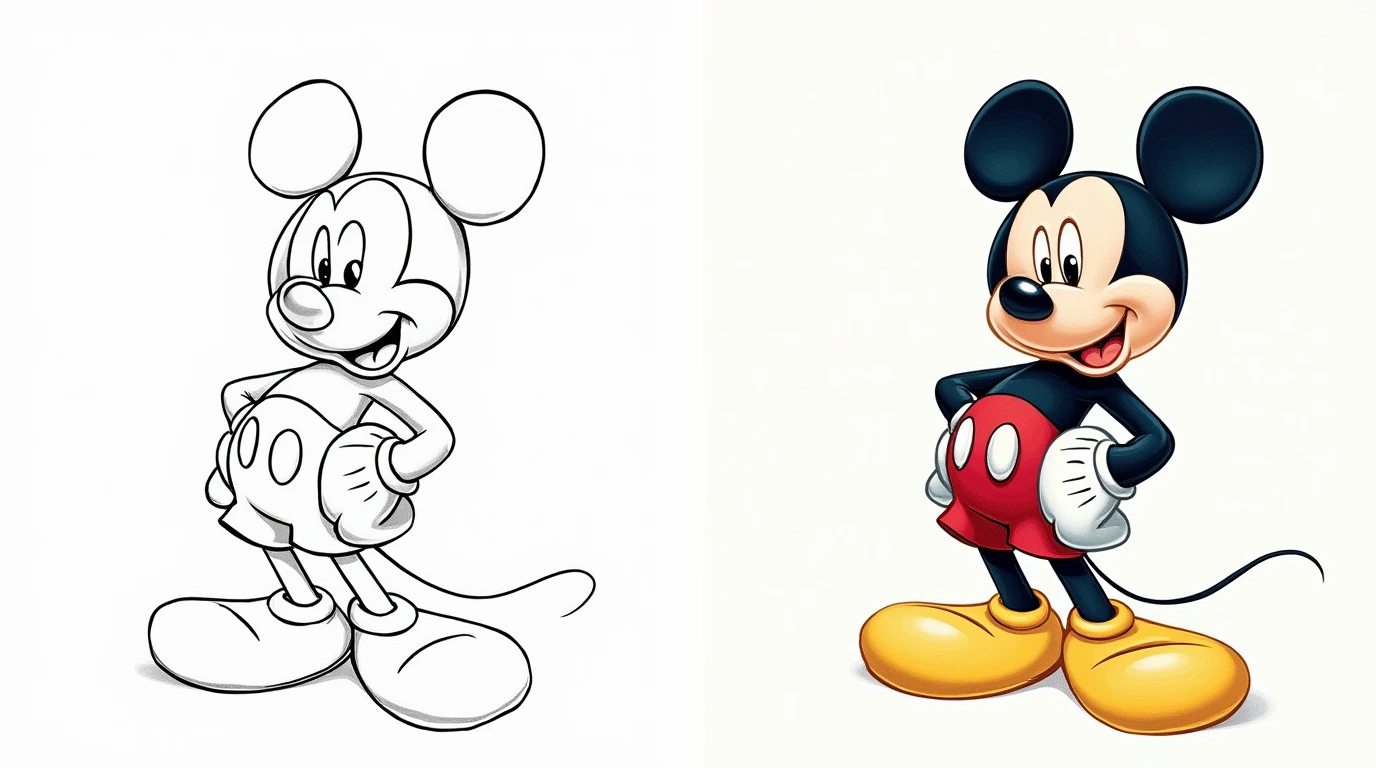 mickey mouse coloring pages