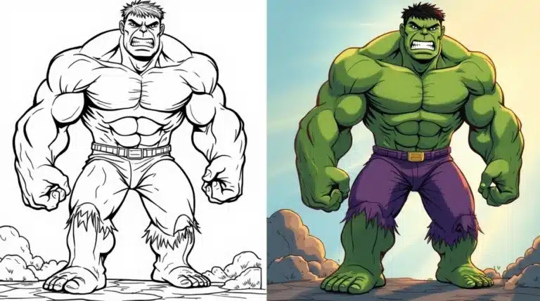 hulk coloring pages
