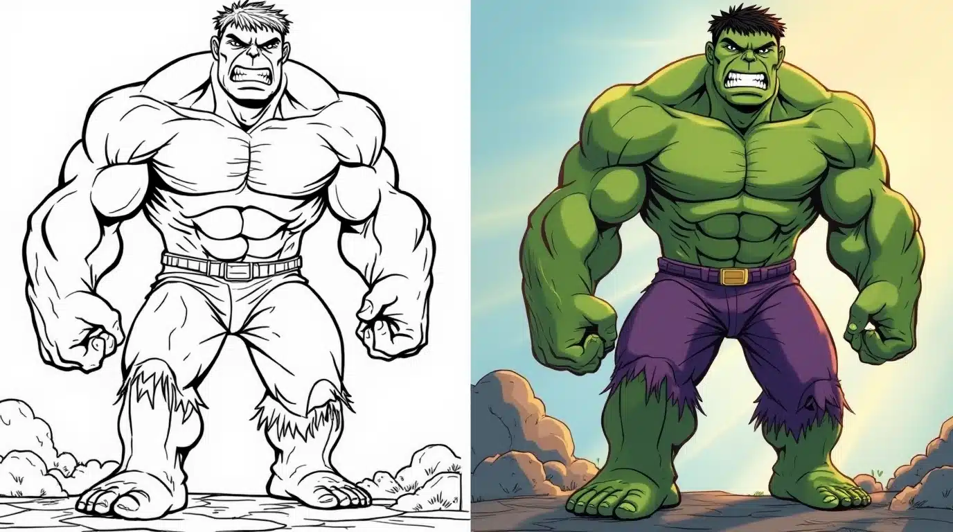 hulk coloring pages