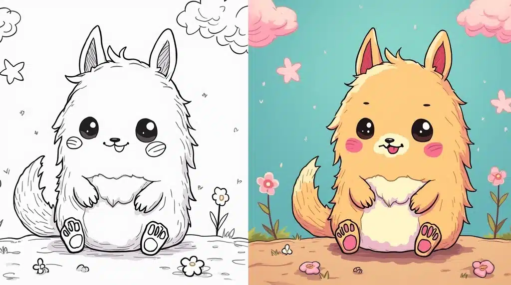 kawaii coloring pages